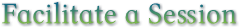 Facilitate a Session Facilitate a Session